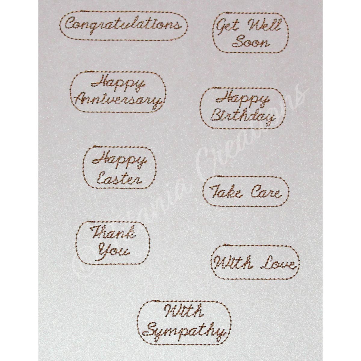 Sentiments for Card Stock