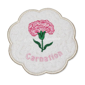 ITH Carnation January Flower Mat 4x4