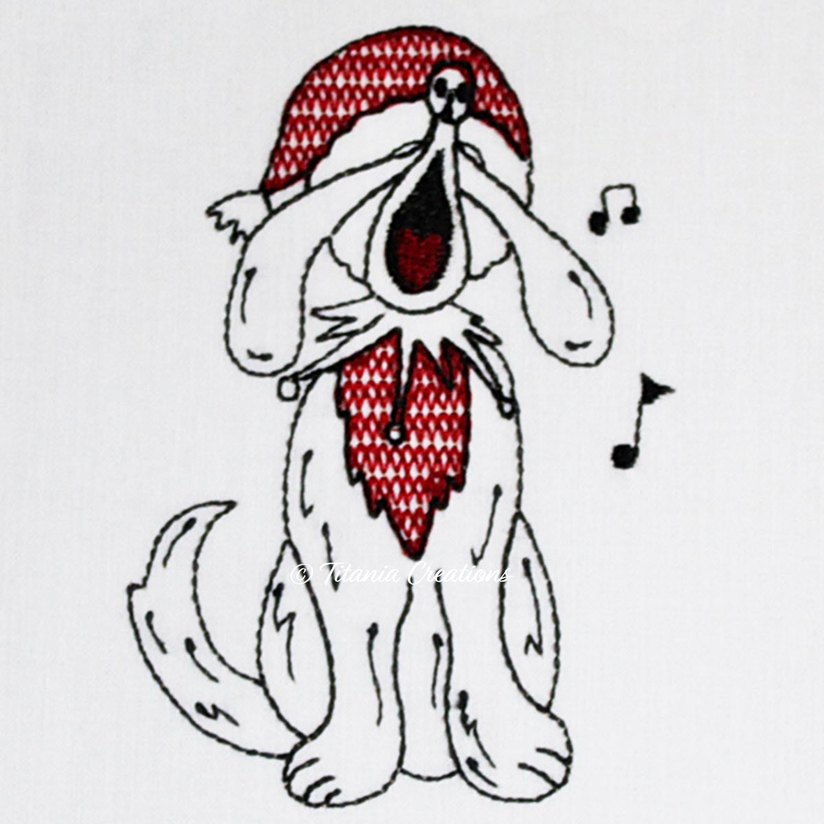 Zen by Adele Collection Singing Dog 4x4 5x7