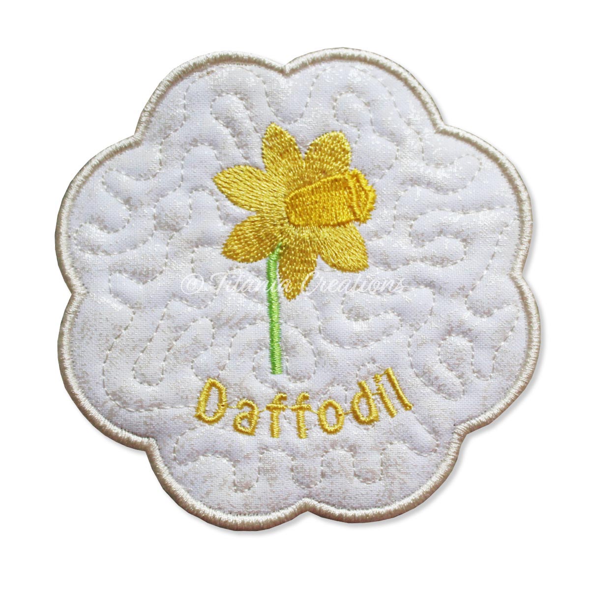ITH Daffodil March Flower Mat 4x4