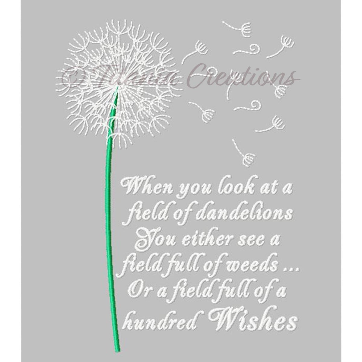 Dandelion Breeze 5x7