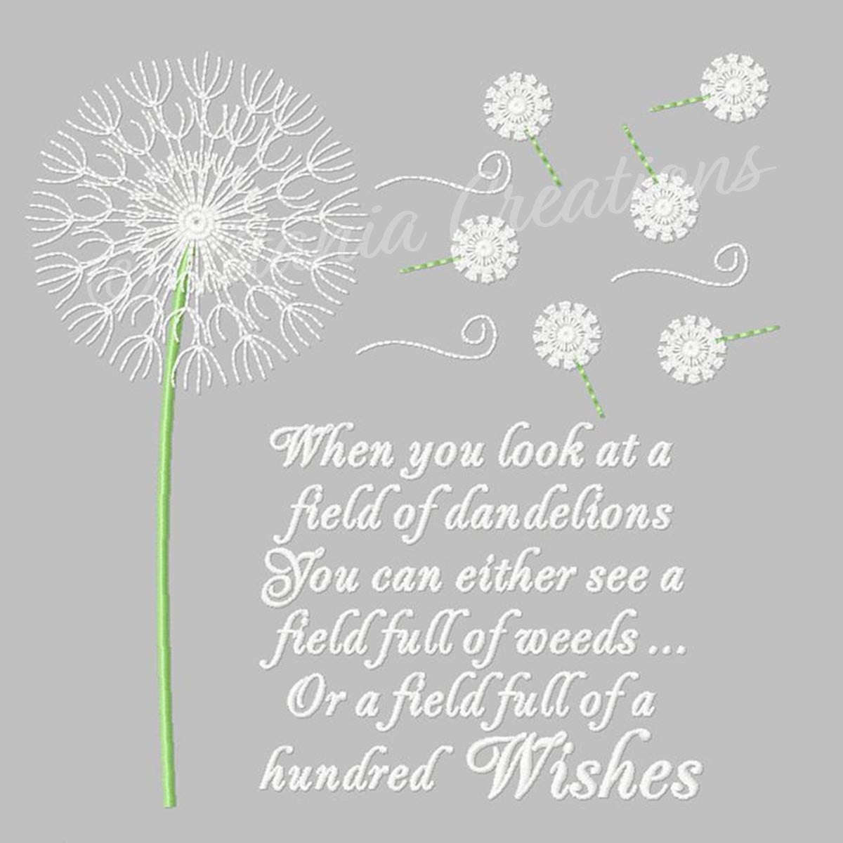 Dandelion Breeze 8x8