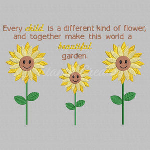 Every Child Sunflower 7x12
