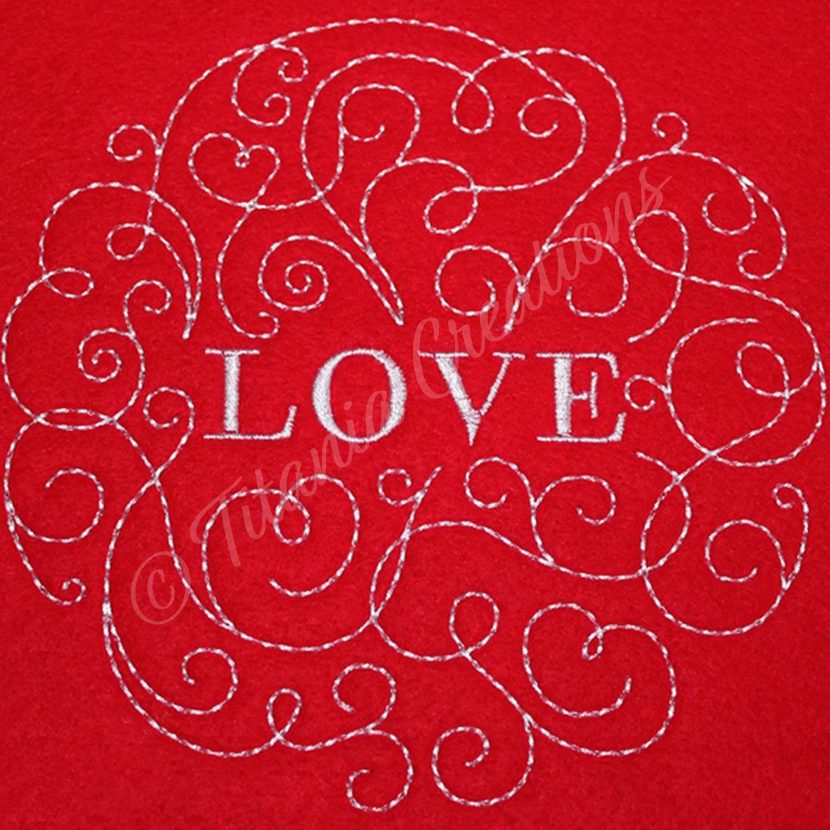 Filigree Love 4x4 5x7 8x8