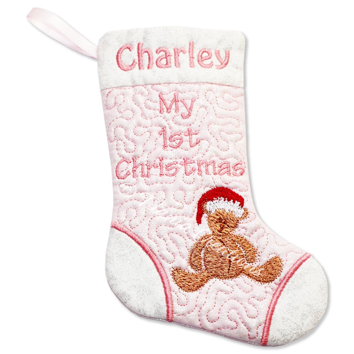 ITH My First Christmas Stocking 5x7 6x10 7x11 8x12 9x14