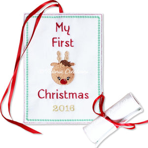 ITH First Christmas Scroll 5x7