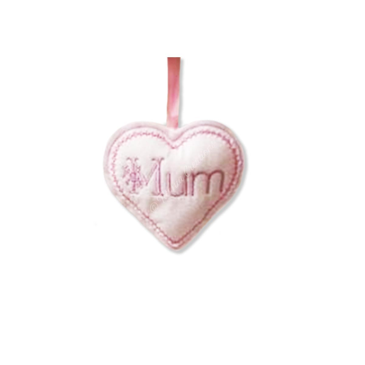 ITH Floral Mum Heart 4x4