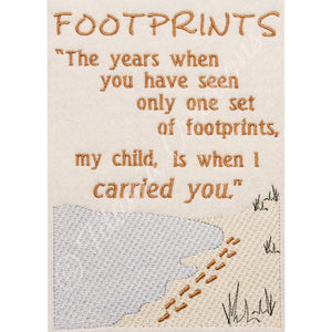 Footprints 5x7
