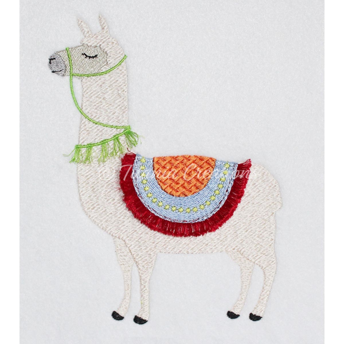 Fringed Llama 5x7
