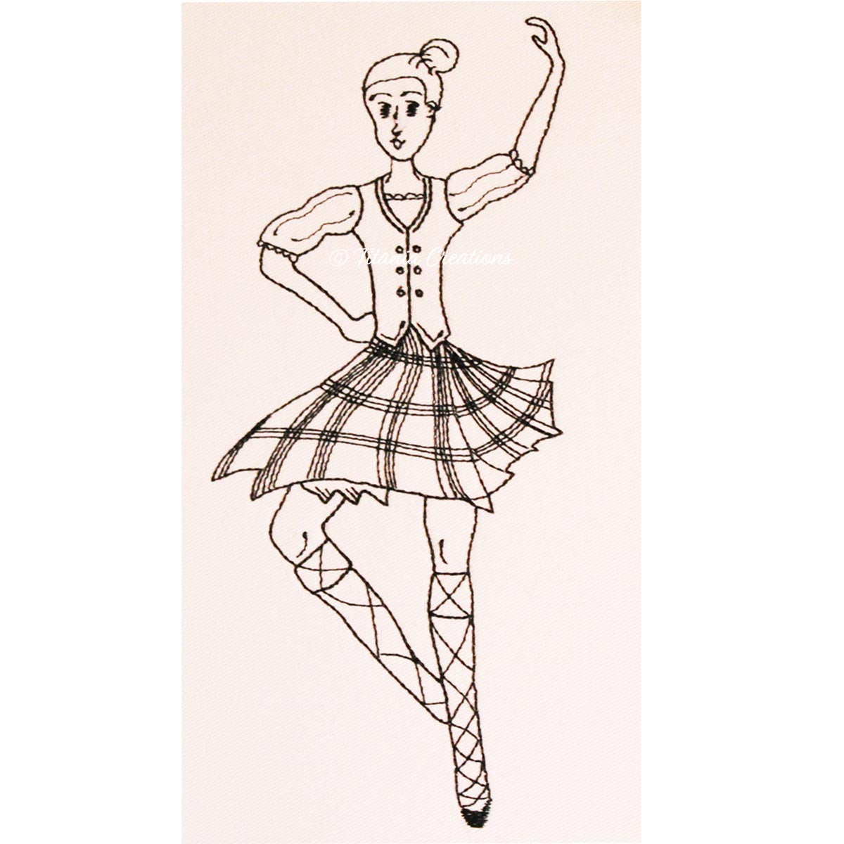 Zen by Adele Highland Dancer 5x7 6x10