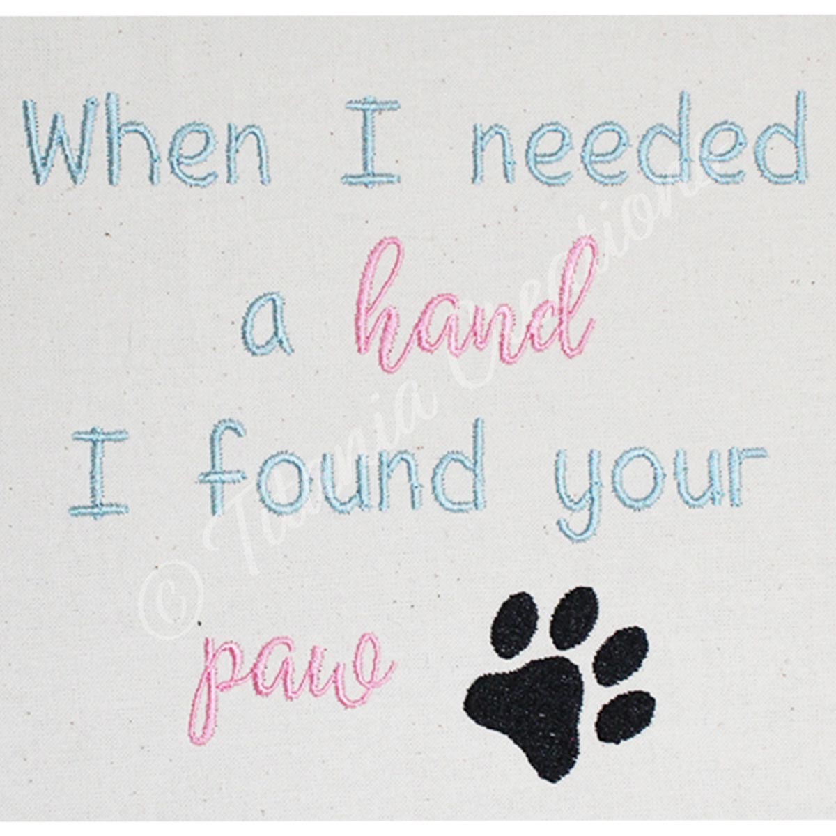 I Found Your Paw 5x7