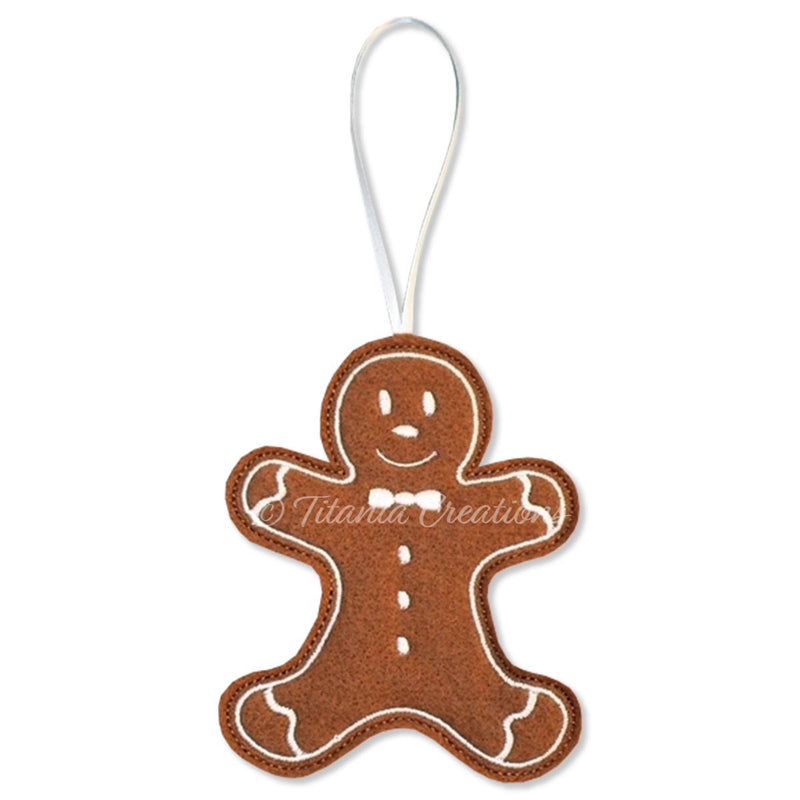 ITH Iced Gingerbread Man 4x4 - Titania Creations