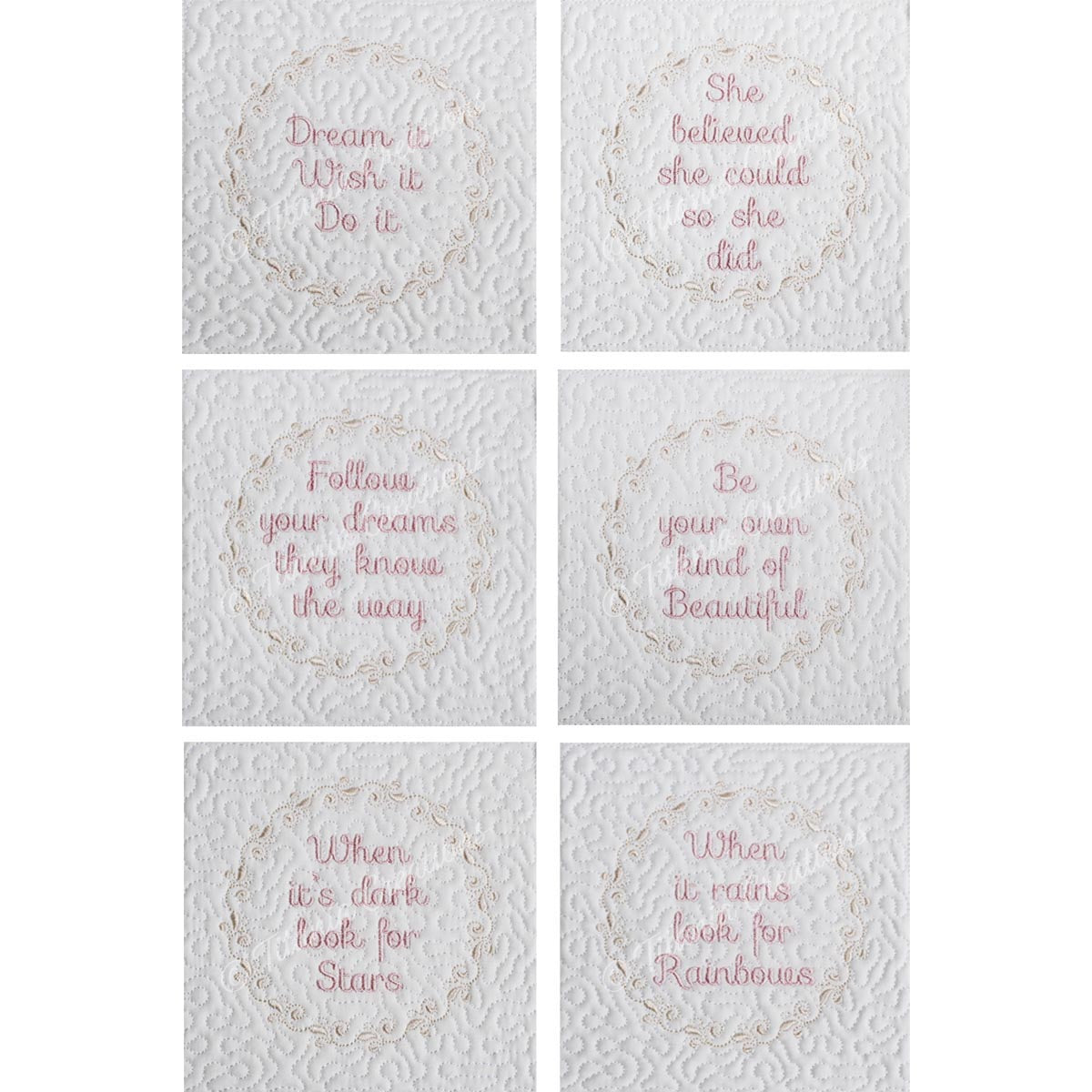 Inspirations Set of 6 Designs 4x4