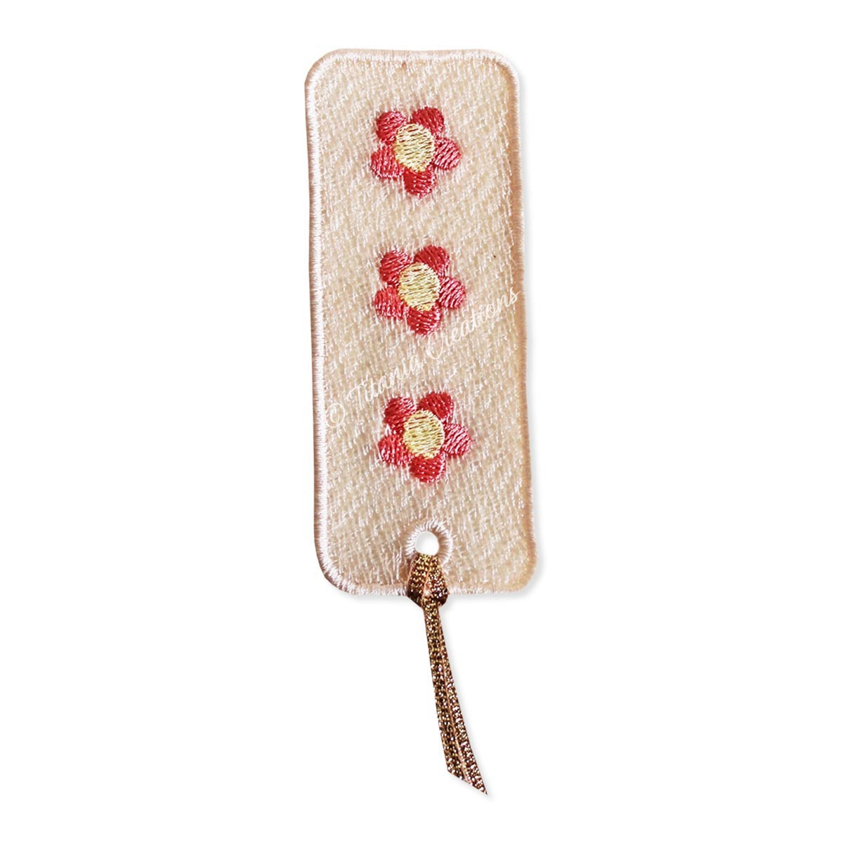 FSL Flower Bookmark 4x4