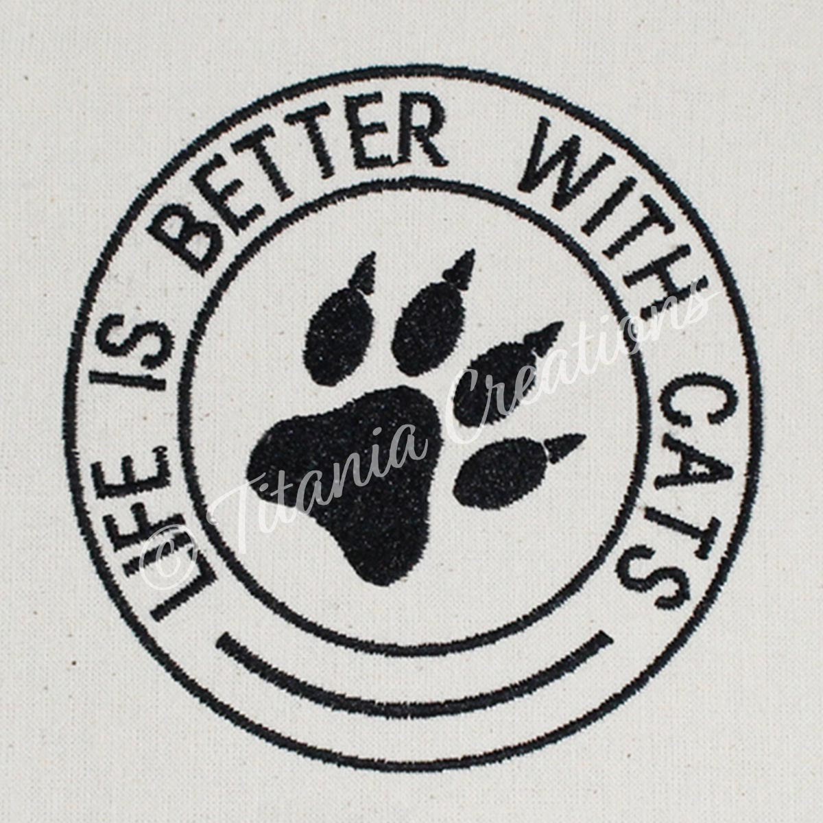 Life is Better With Cats 4x4