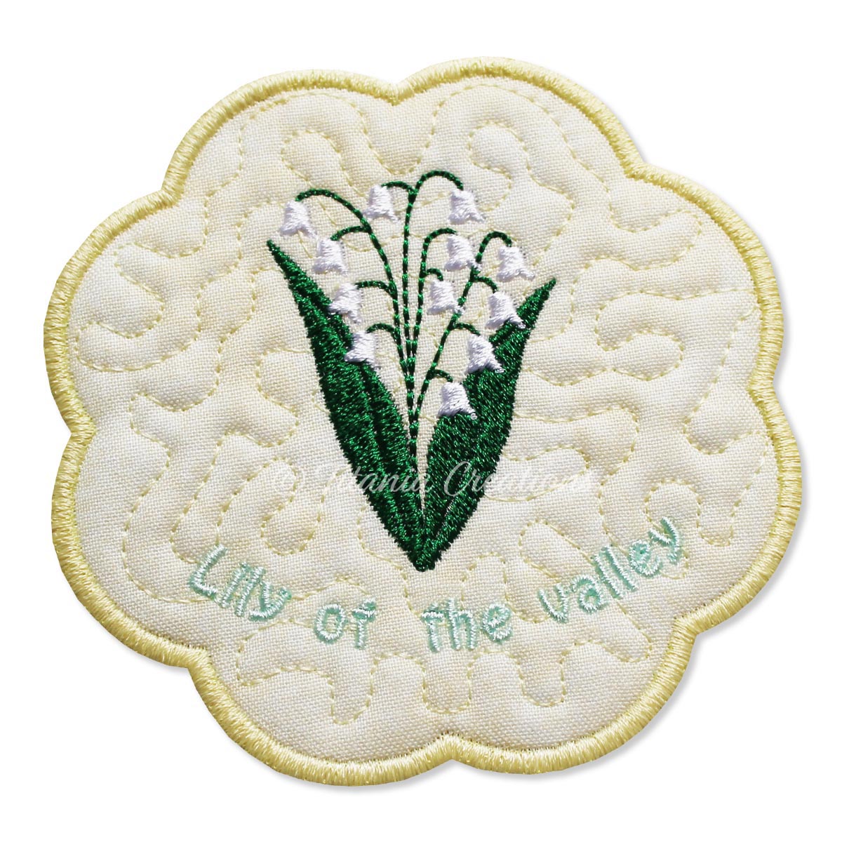 ITH Lily of The Valley Flower for May Mat 4x4
