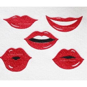 Lips Set of Five