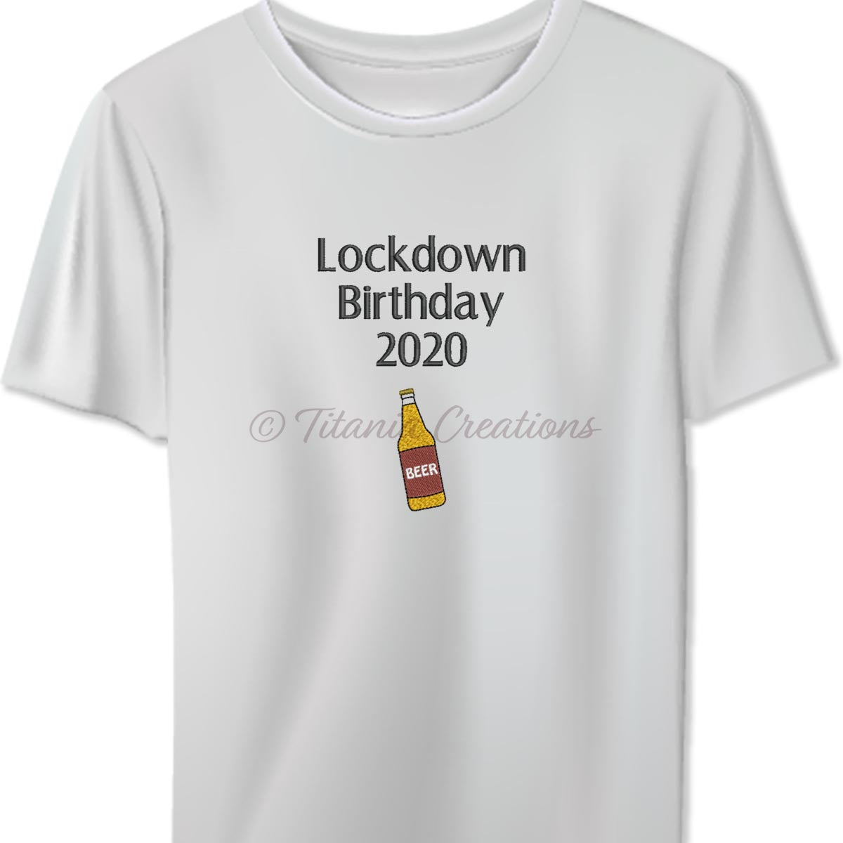 Lockdown Birthday 2020 With Beer Bottle 5x7