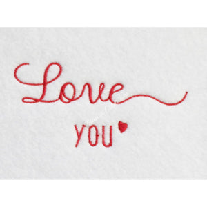 Love You Quote 4x4 5x7