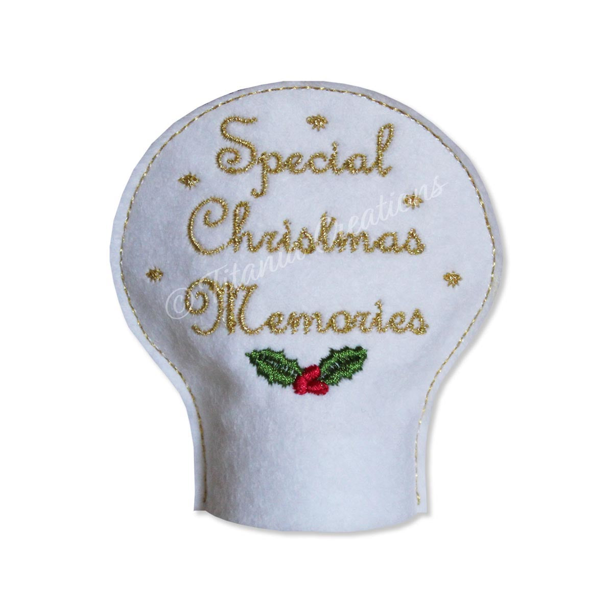 ITH Christmas Memories Tea Light Cover 4x4