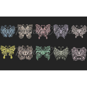 Butterfly Days Miniatures 3x3 Set of Ten