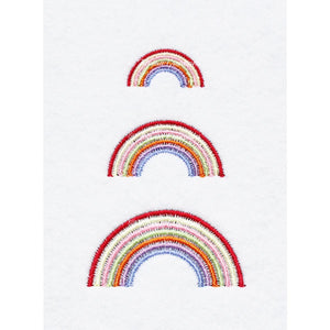 Miniature Rainbow Set of Three 4x4