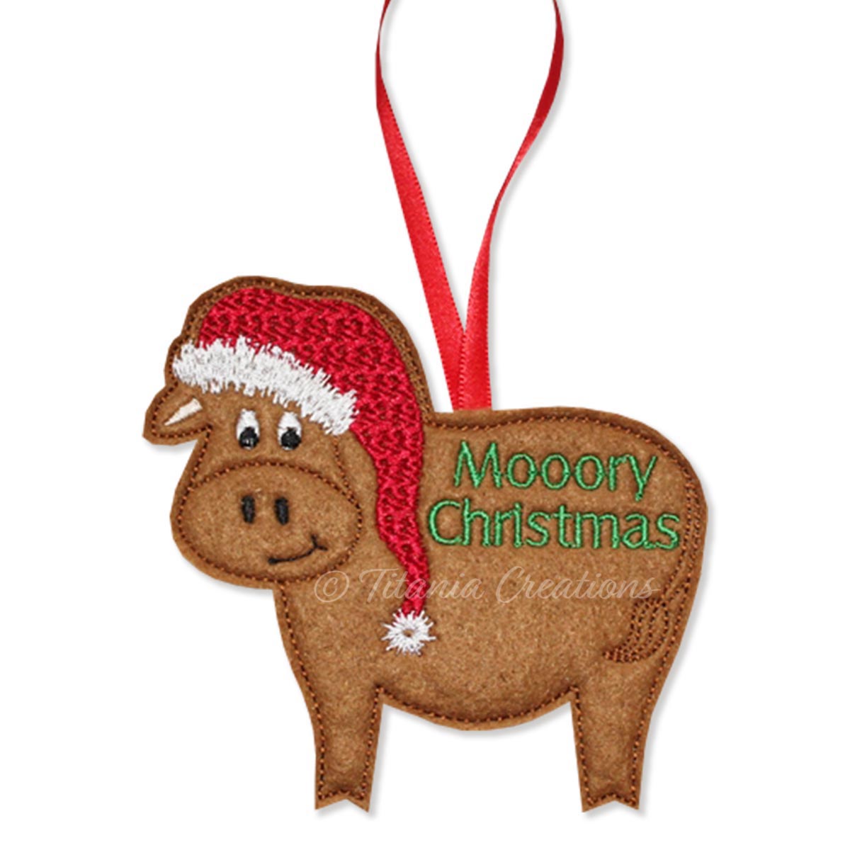 ITH Mooory Christmas Cow 4x4