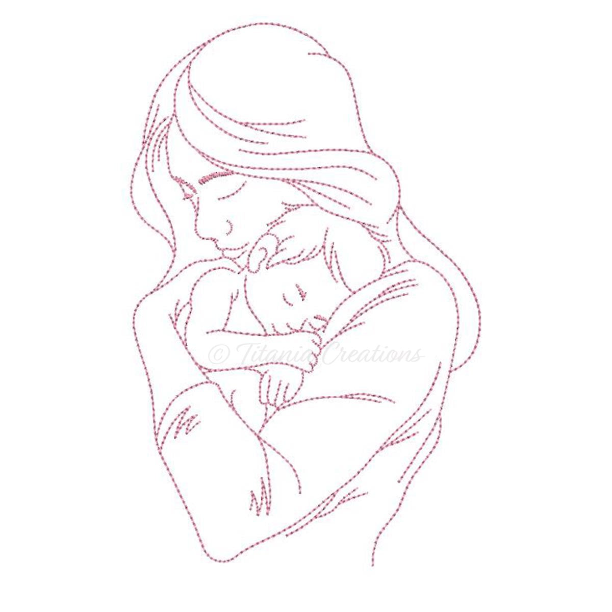 Mother and Baby 4x4 5x7