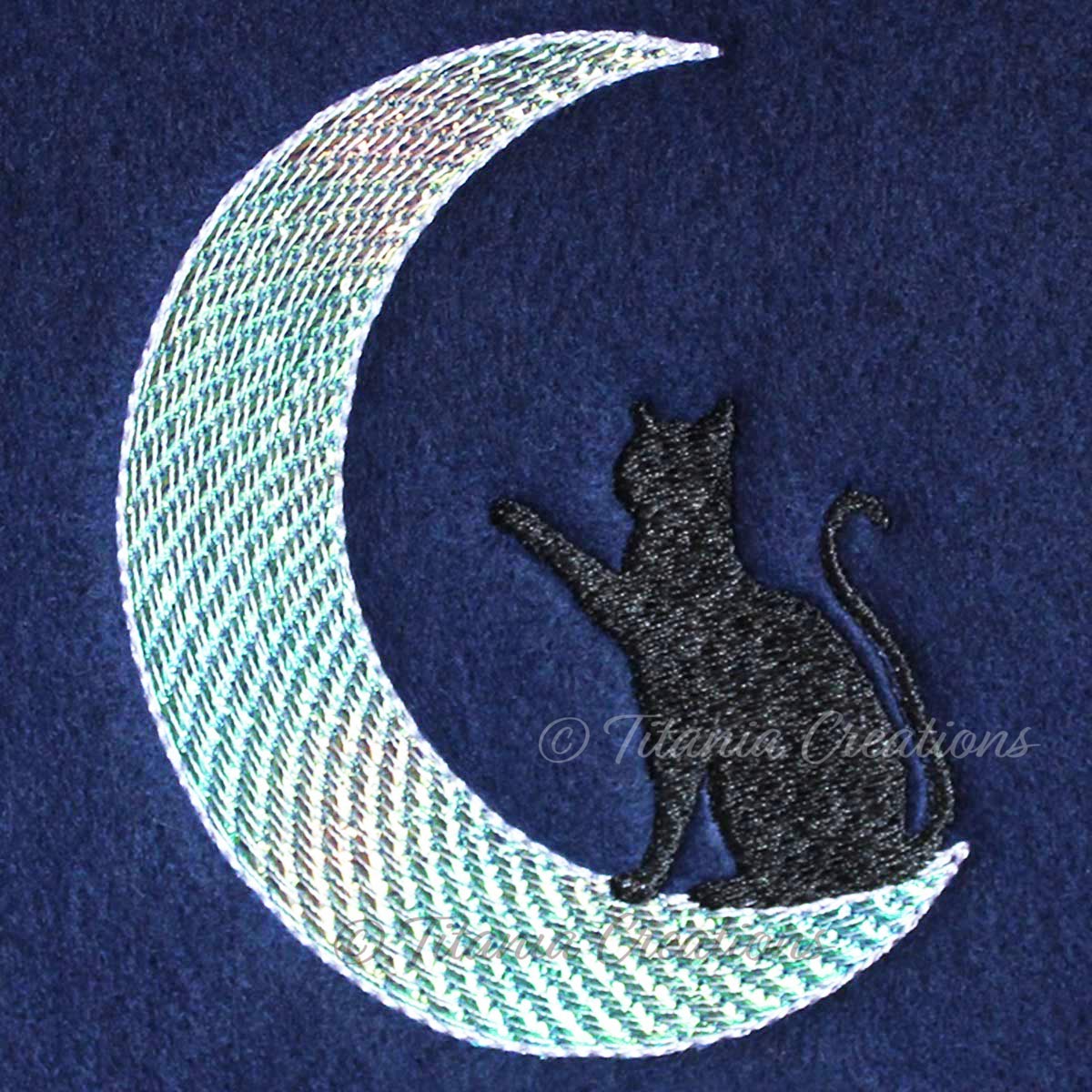 Mylar Moon Cat 4x4 5x7