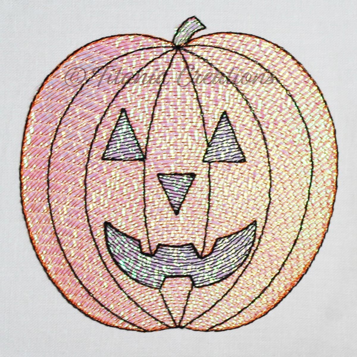Mylar Pumpkin 4x4