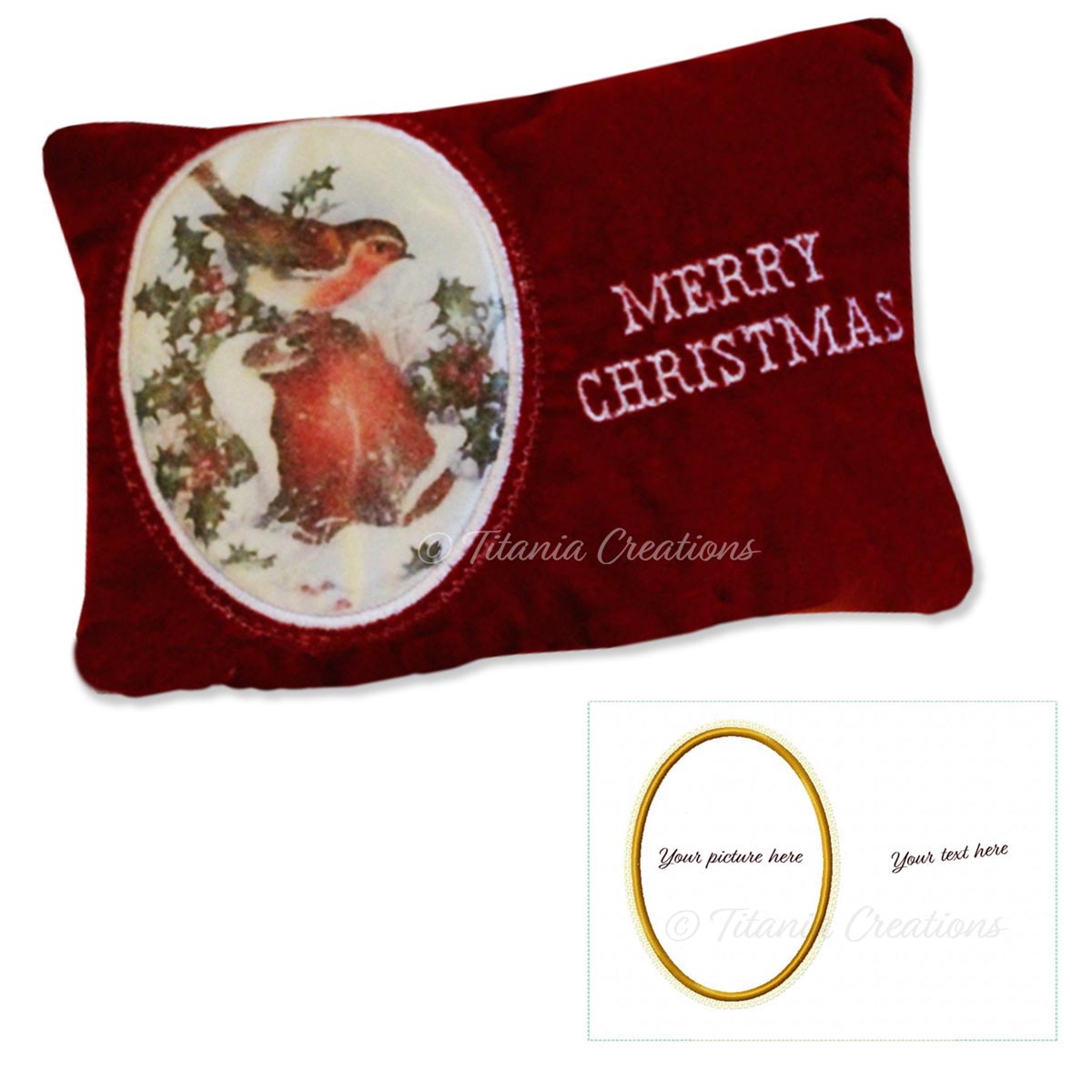 ITH Picture Frame Pillow 5x7 6x10 8x12