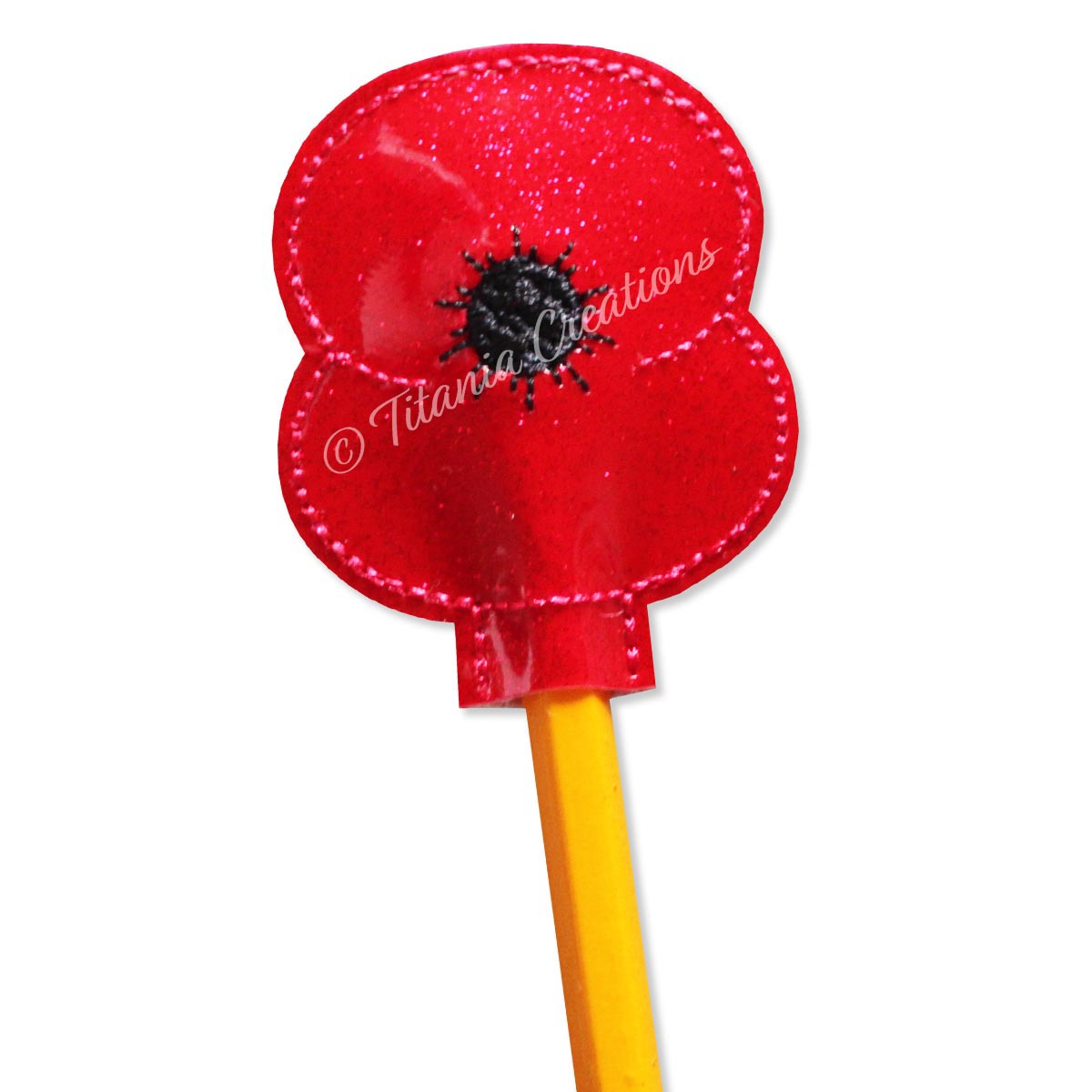 ITH Poppy Pencil Topper 4x4