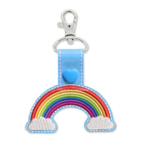 ITH Rainbow and Clouds Key fob 4x4
