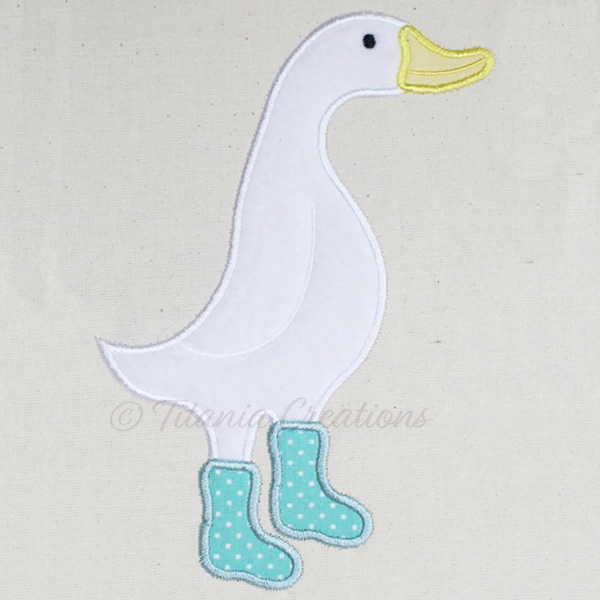 Applique Runner Duck 5x7, 6x10, 7x11