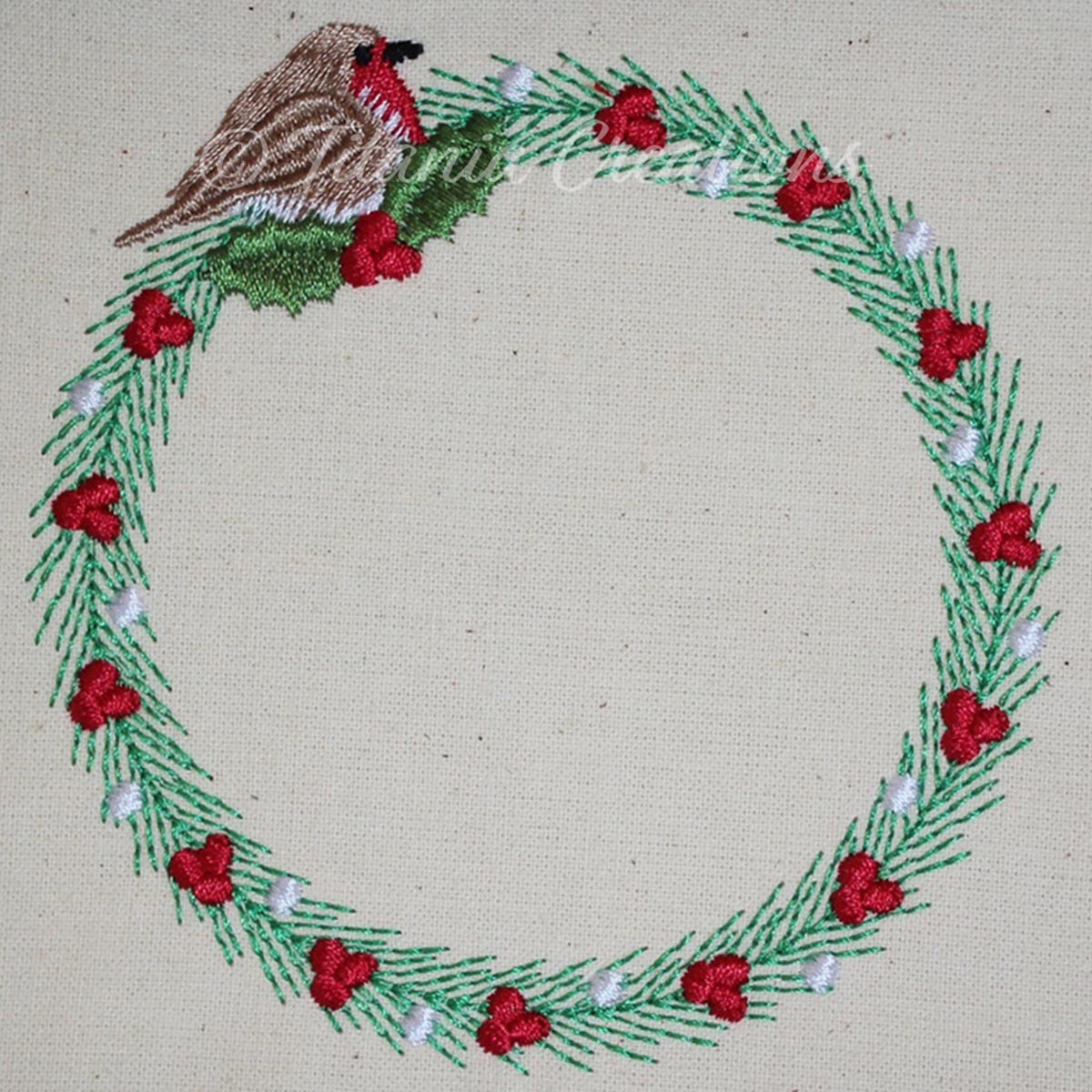 Robin Wreath 4x4 5x7