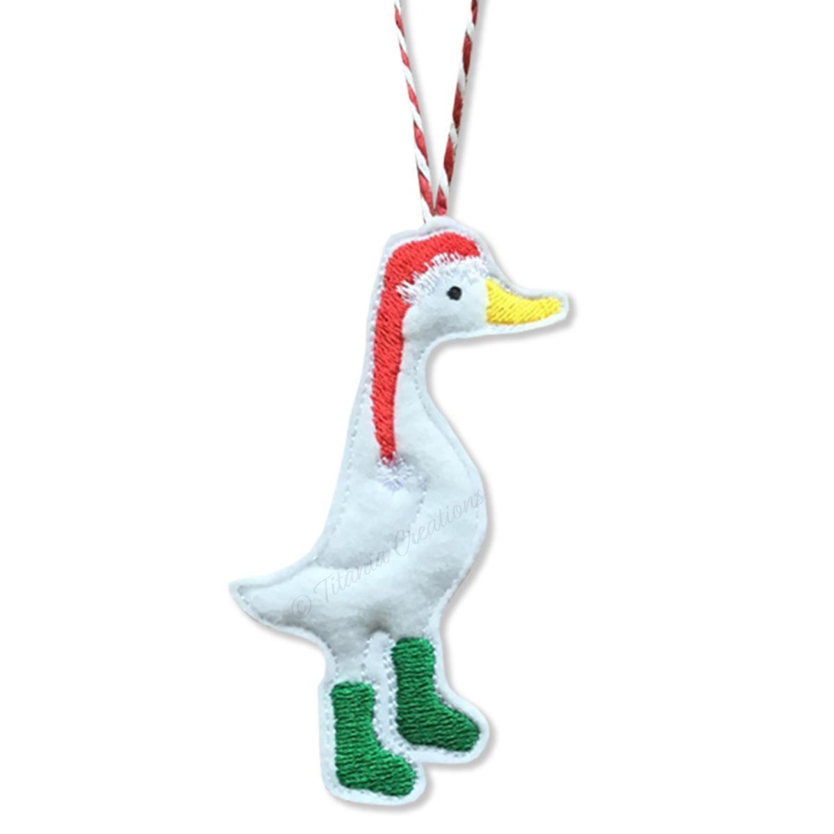 ITH Christmas Runner Duck 4x4