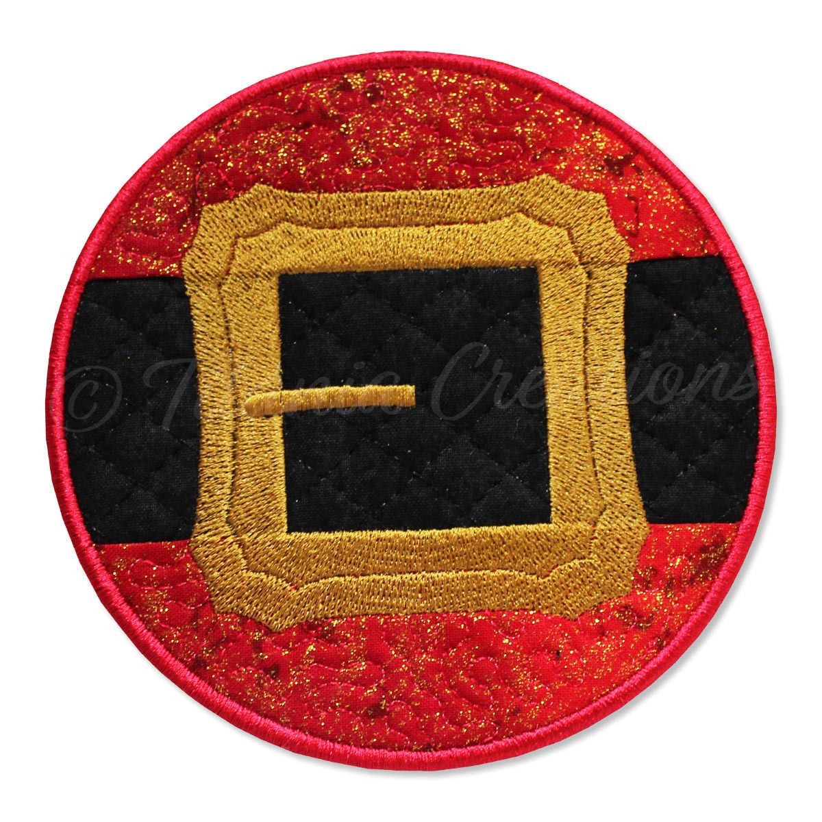 ITH Santa Belt Coaster 4x4 5x5 6x6 7x7 8x8