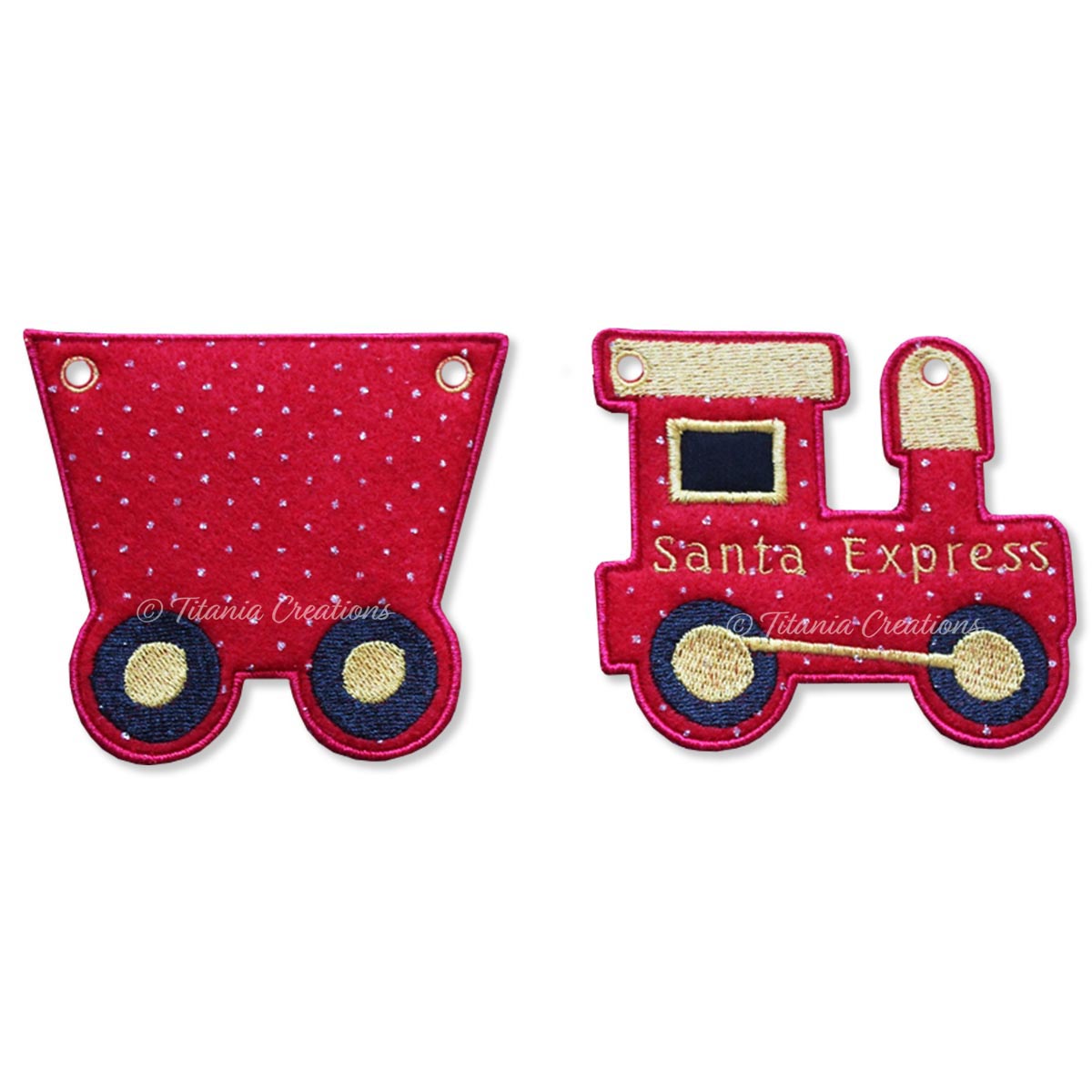 ITH Santa Express Bunting 4x4