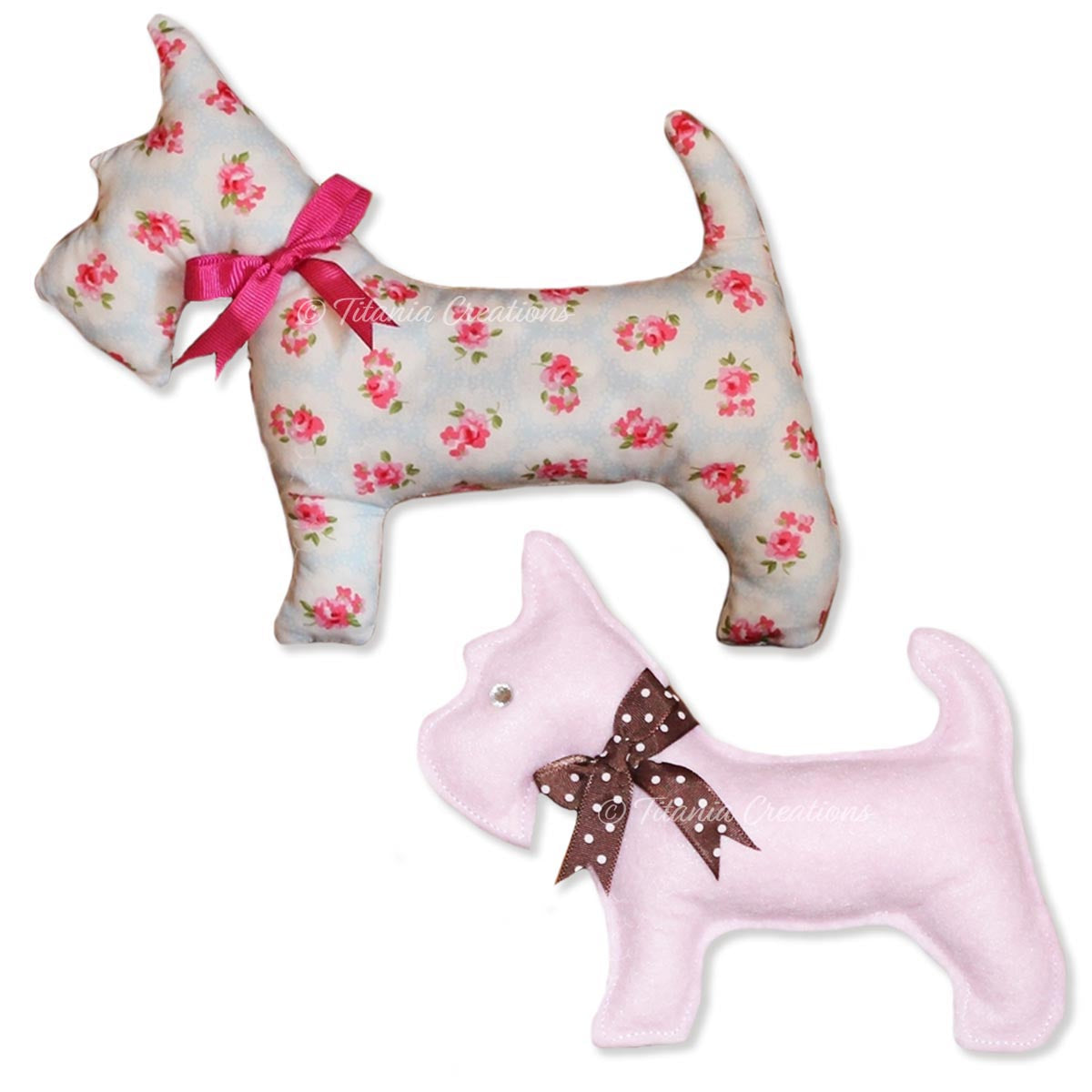 ITH Scottie Dog Stuffie 5x7, 6x10, 8x12