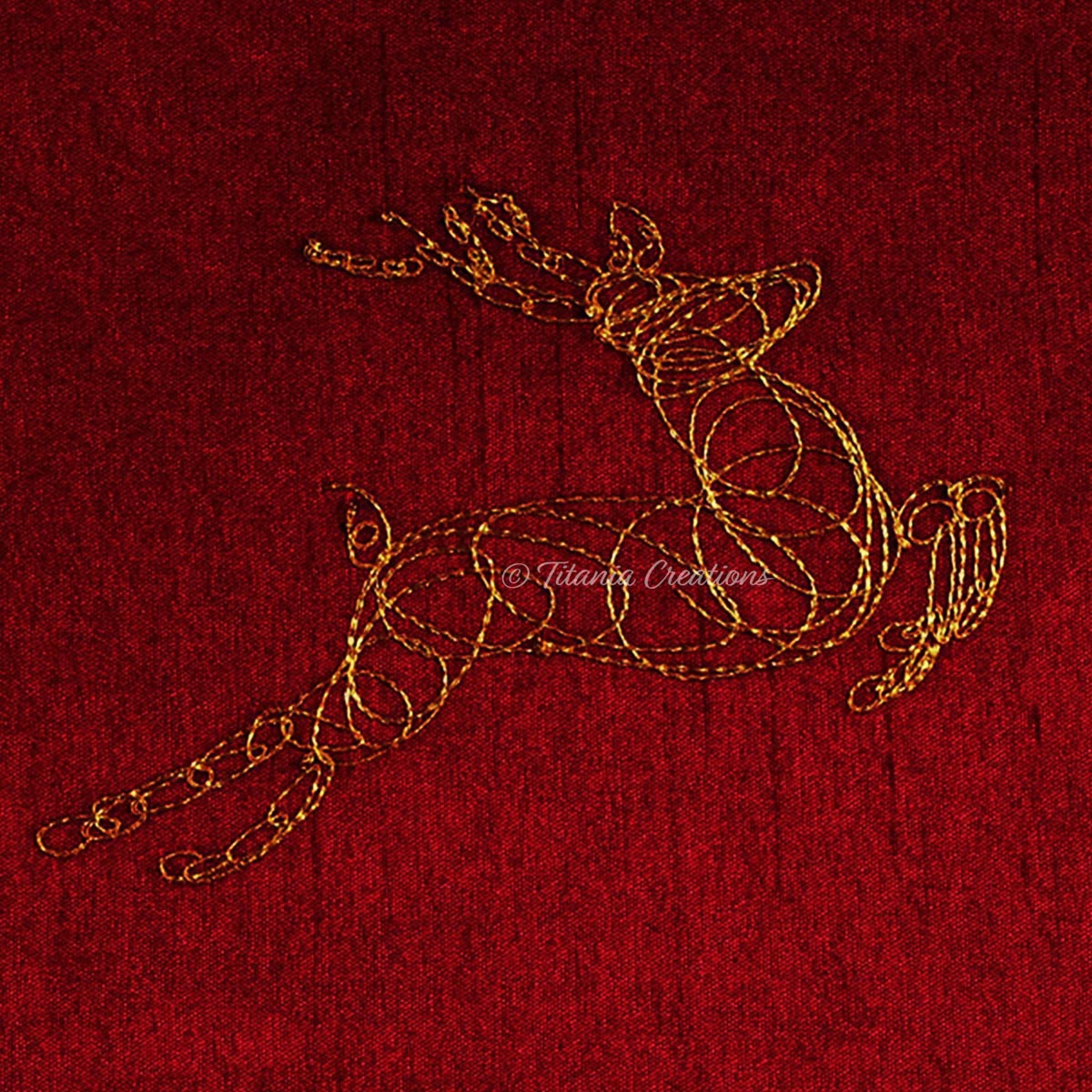 Scribble Reindeer 4x4 5x7