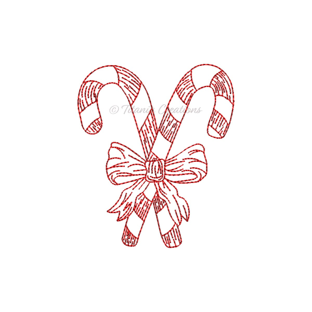 VIP GOLD Sketch Candy Cane 4x4