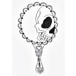Zen by Adele Collection Skull Mirror 5x7 6x10