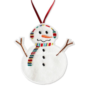 ITH Snowman Ornament 4x4
