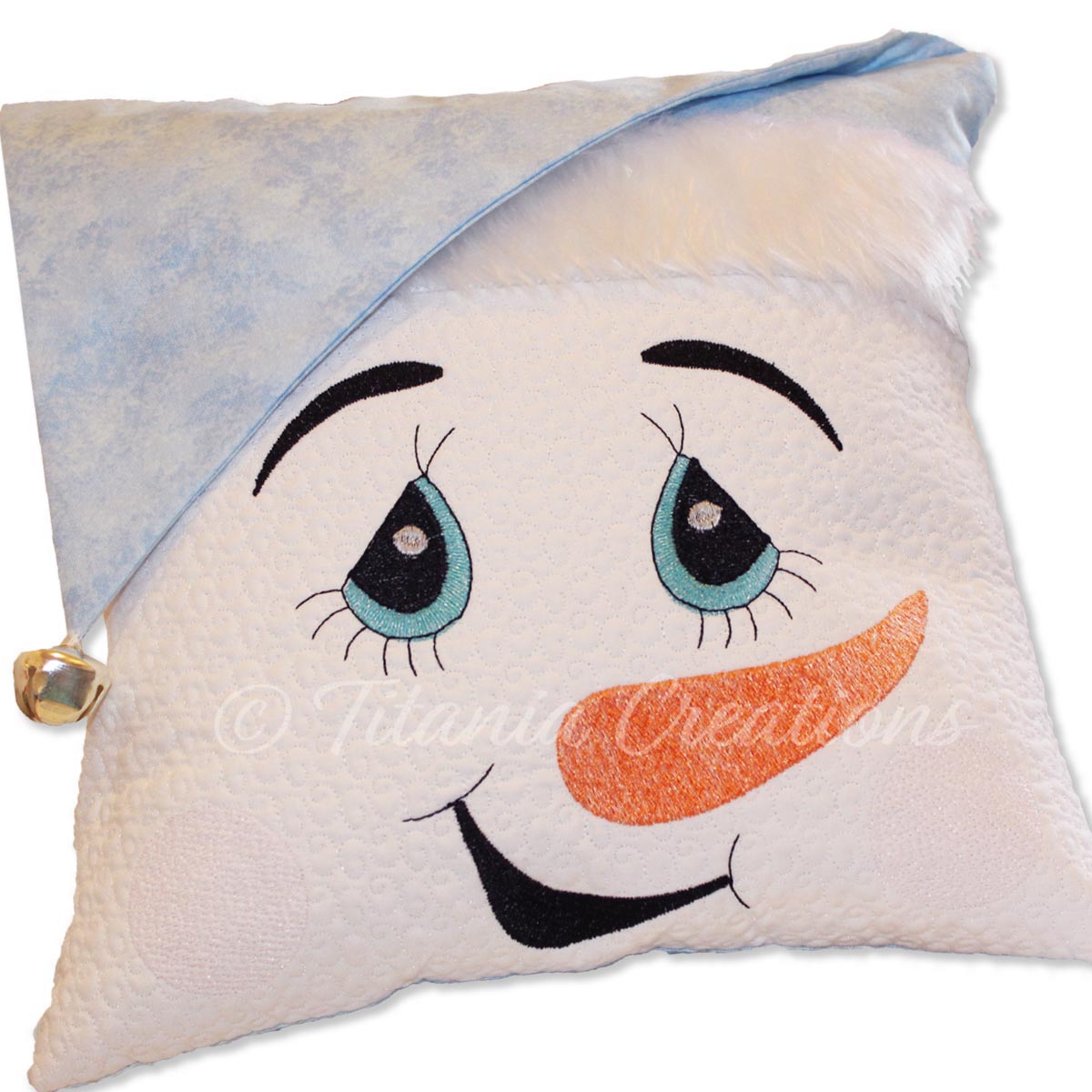 Snowman Pillow Project 8x12