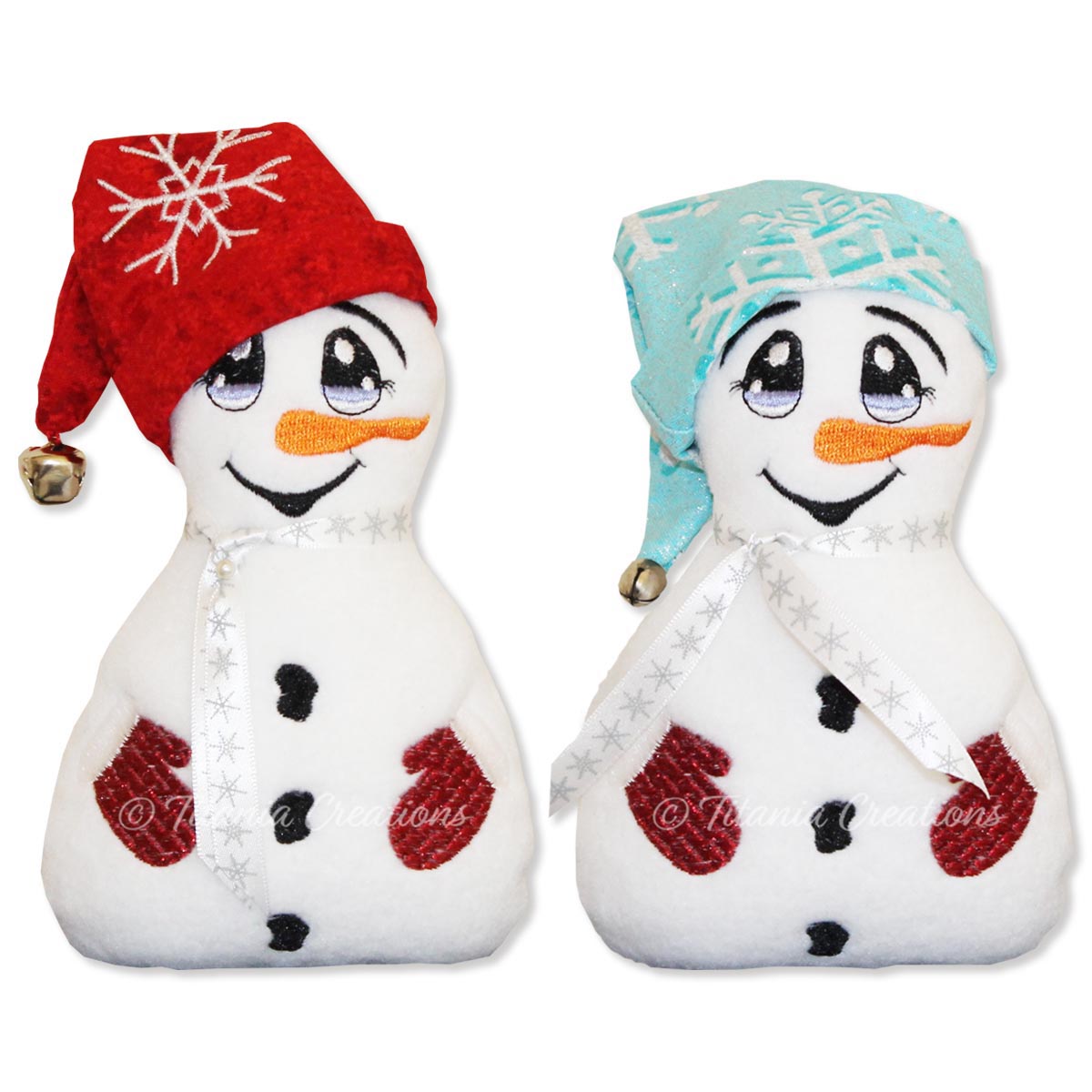 ITH Snowman Stuffie and Hat 5x7