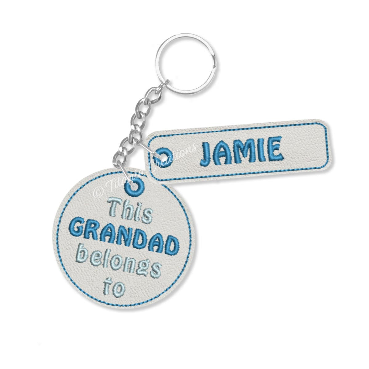 This Grandad Belongs To Key Fob 4x4