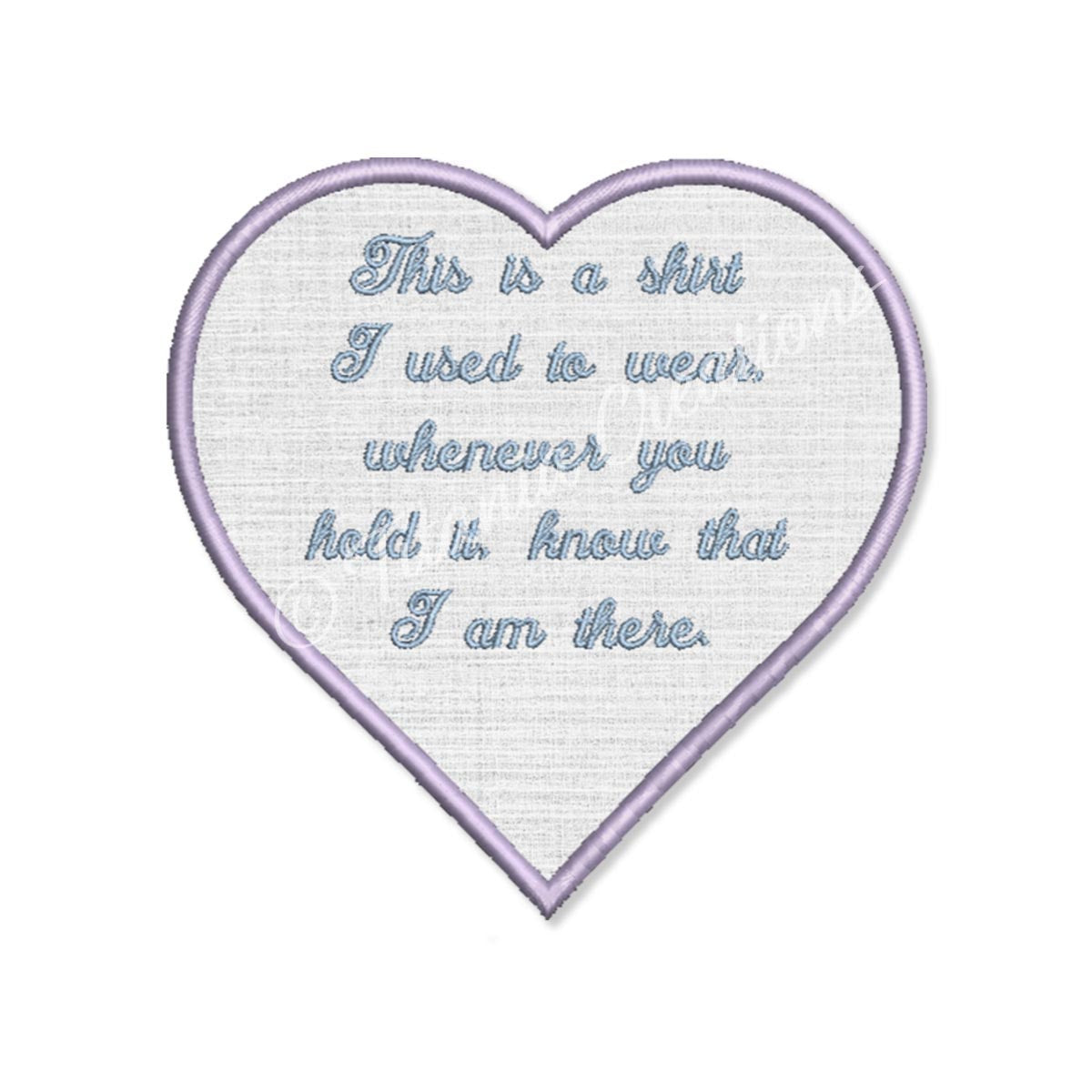 This Is A Shirt Heart Patch 5x5