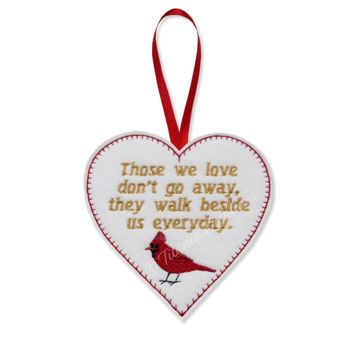ITH Those We Love Cardinal Heart 4x4