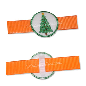 ITH Christmas Tree Dog Collar Feltie 2x2
