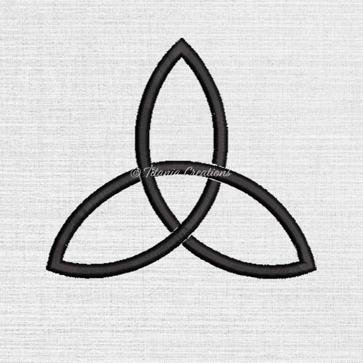 Triquetra Symbol 4x4 5x7